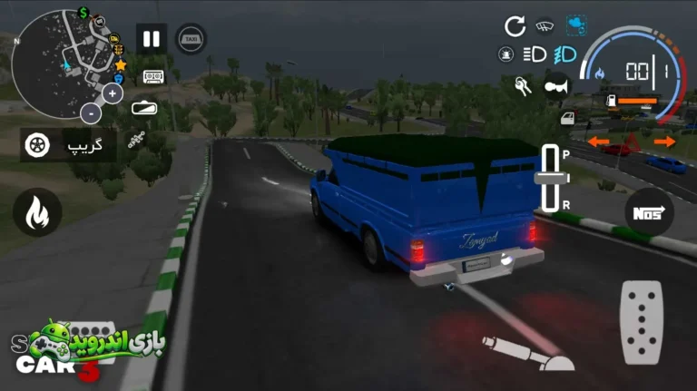 ماشین اسپرت 3 — Sport Car 3: Taxi & Police screenshot 2