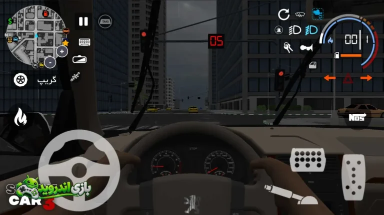 ماشین اسپرت 3 — Sport Car 3: Taxi & Police screenshot 7