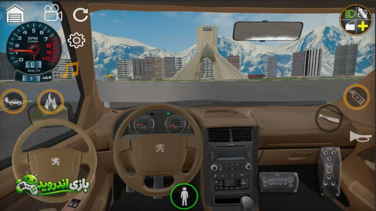 ماشین بازی پژو 405 — Peugeot 405 screenshot 4