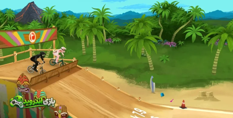 پرش با بی ام ایکس Mad Skills BMX screenshot 1