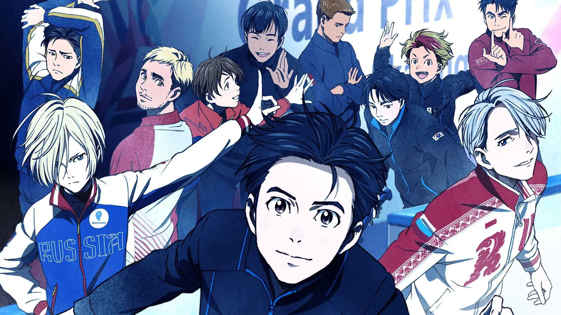 پوستر انیمه Yuri on Ice