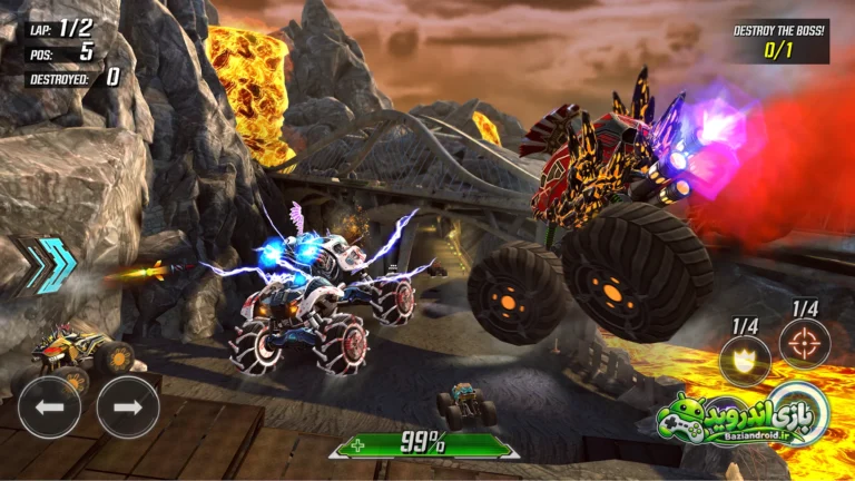 رقابت سنگین — RACE: Rocket Arena Car Extreme screenshot 8