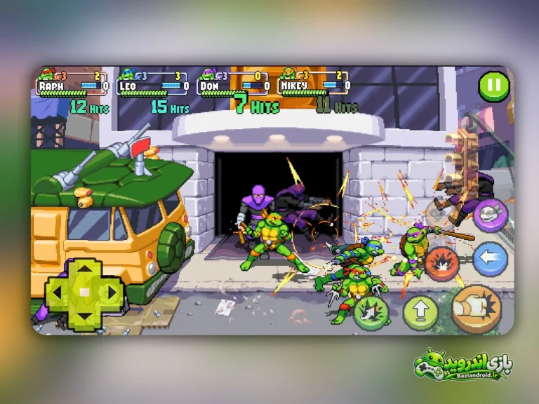 لاک پشت های نینجا انتقام شردر برای اندروید  ’ — TMNT: Shredder’s Revenge screenshot 9